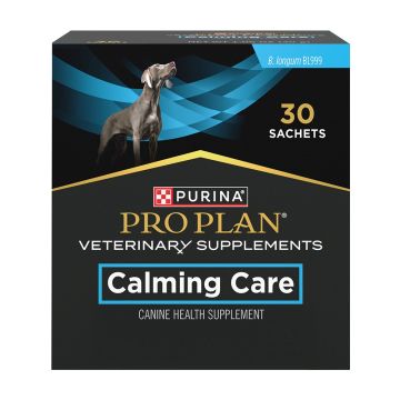 Bag of Pro Plan Veterinary Supplements Calming Care Canine Anxiety Supplement.
