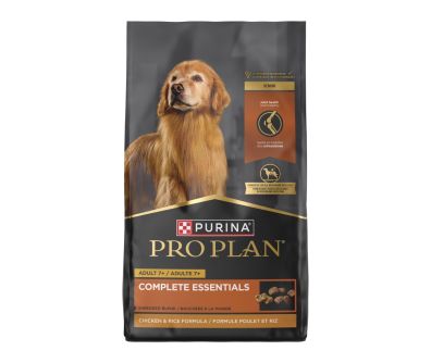 new
A bag of Purina Pro Plan complete essentials chicken and vegetables dry dog food.